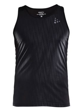 Craft Shade mouwloos hardloopshirt zwart heren