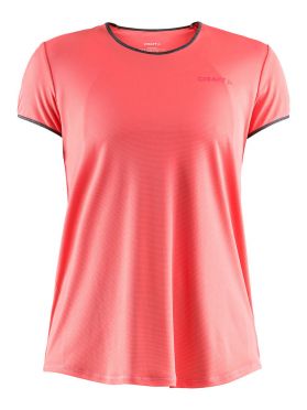 Craft Eaze korte mouw hardloopshirt roze dames