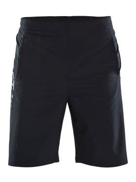 Craft Deft stretch hardloop short zwart heren