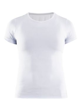 Craft Essential V-neck korte mouw ondershirt wit dames 