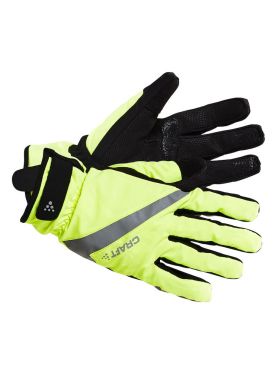 Craft Rain 2.0 fietshandschoenen geel/zwart unisex