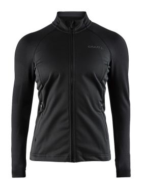Craft Urban run fuseknit hardloopjack zwart dames