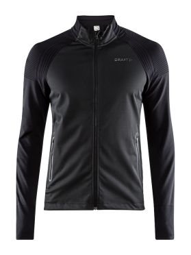 Craft Urban run fuseknit hardloopjack zwart heren