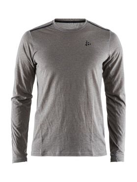 Craft Urban run lange mouw ondershirt grijs heren