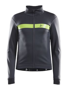 Craft Route fietsjacket grijs/geel heren
