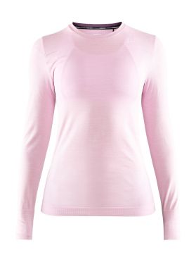 Craft Fuseknit comfort lange mouw ondershirt lichtroze dames