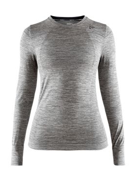 Craft Fuseknit comfort lange mouw ondershirt grijs dames