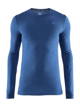 Craft Fuseknit comfort lange mouw ondershirt blauw heren