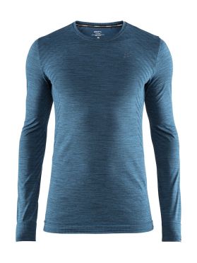 Craft Fuseknit comfort lange mouw ondershirt blauw/fjord heren