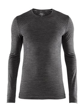 Craft Fuseknit comfort lange mouw ondershirt donkergrijs heren 