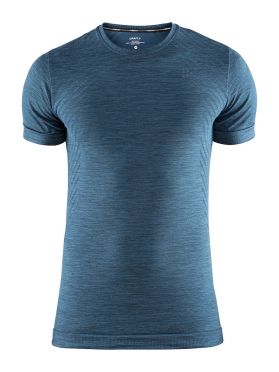 Craft Fuseknit comfort korte mouw ondershirt blauw/fjord heren