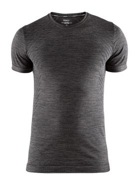 Craft Fuseknit comfort korte mouw ondershirt donkergrijs heren