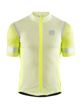 Craft Hale Glow fietsshirt geel/zilver heren