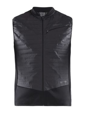 Craft Zubz body warmer hardloopjack zwart heren