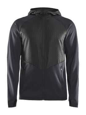 Craft Charge Sweat hood hardloopjack zwart heren 