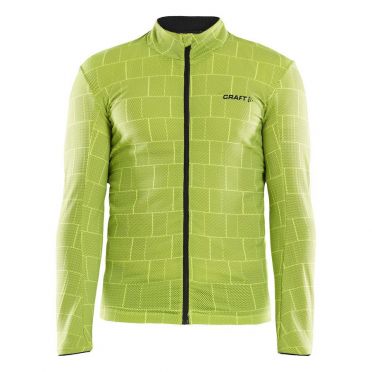 Craft Ideal Thermal fietsshirt geel heren 
