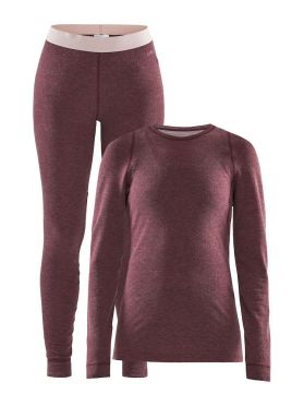 Craft Merino 180 onderkleding voordeelset rood dames