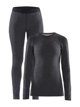Craft Merino 180 onderkleding voordeelset zwart dames