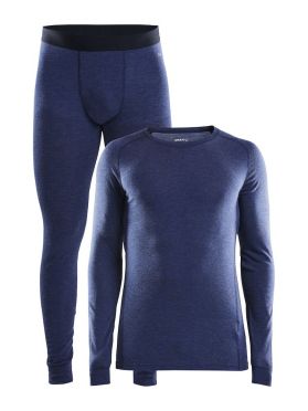 Craft Merino 180 onderkleding voordeelset blauw heren