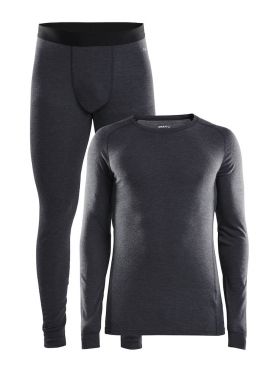 Craft Merino 180 onderkleding voordeelset zwart heren