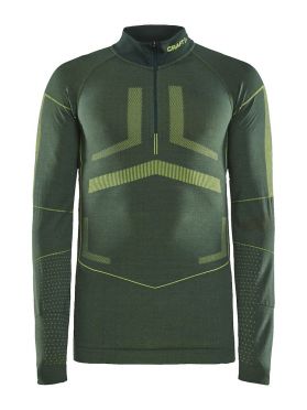 Craft Active Intensity zip lange mouw ondershirt groen heren