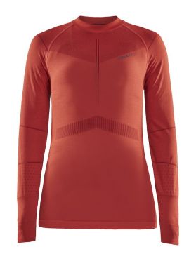 Craft Active Intensity CN lange mouw ondershirt rood dames
