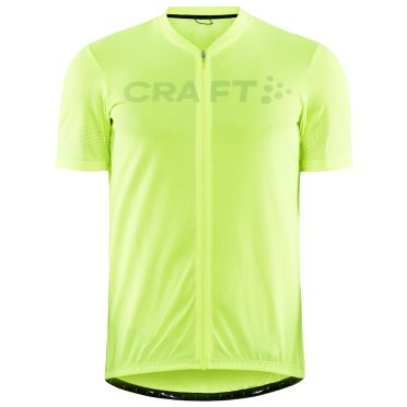 Craft Core Endurance lumen fietsshirt korte mouw geel heren 