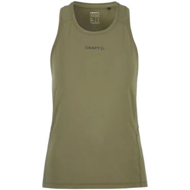 Craft ADV Essence hardloop singlet 2 donkergroen dames
