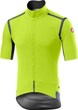 Castelli Gabba RoS korte mouw fietsshirt geel heren 