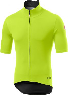 Castelli Perfetto RoS Light fietsshirt fluo geel heren 