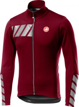 Castelli Raddoppia 2 jacket rood/paars heren