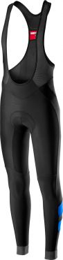 Castelli Velocissimo 4 bibtight zwart/blauw heren