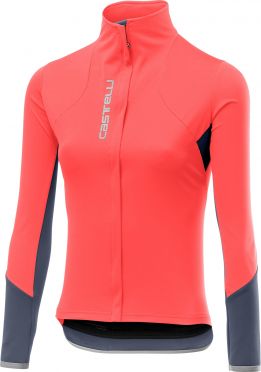 Castelli Trasparente 4 lange mouw fietsshirt roze dames