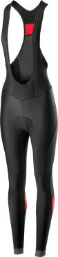 Castelli Velocissima bibtight zwart/rood dames