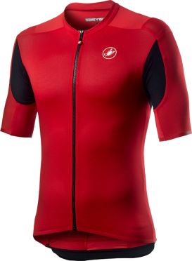 Castelli Superleggera 2 korte mouw fietsshirt rood heren