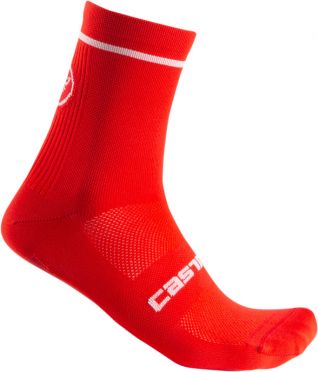 Castelli Entrata 9 fietssokken rood heren 