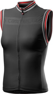 Castelli Promessa 3 mouwloos fietsshirt zwart dames