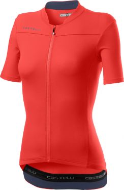 Castelli Anima 3 korte mouw fietsshirt roze dames 