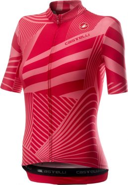 Castelli Sublime korte mouw fietsshirt roze dames