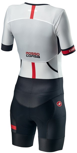 Castelli Free Sanremo 2 W trisuit korte mouwen wit/zwart dames