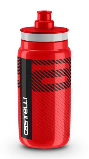 Castelli water bottle bidon 550ml rood 