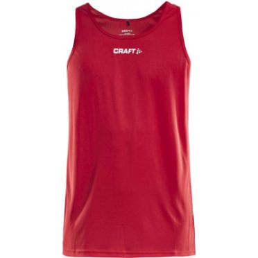 Craft Rush singlet shirt mouwloos rood dames