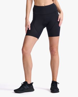 2XU Aero 7 inch tri shorts zwart/wit dames 