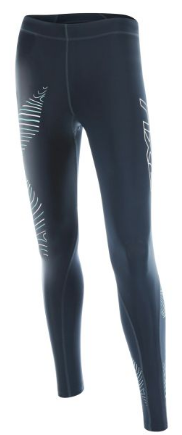 2XU Hyoptik Compressiebroek zwart/grijs dames