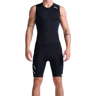 2XU Core trisuit mouwloos zwart heren 