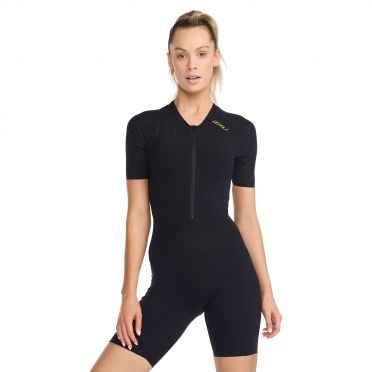 2XU Light speed tech trisuit korte mouw zwart dames 