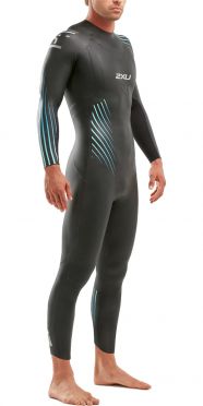2XU P:1 Propel lange mouw wetsuit zwart/blauw heren