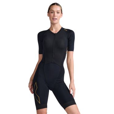 2XU Light speed trisuit korte mouw zwart dames 