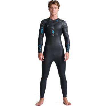 2XU Propel:2 lange mouw wetsuit zwart/blauw heren 