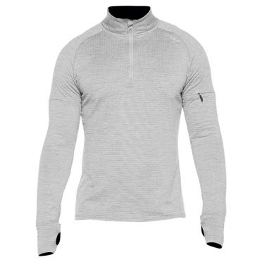 2XU Pursuit Thermal 1/4 Zip hardloopshirt lange mouw grijs heren